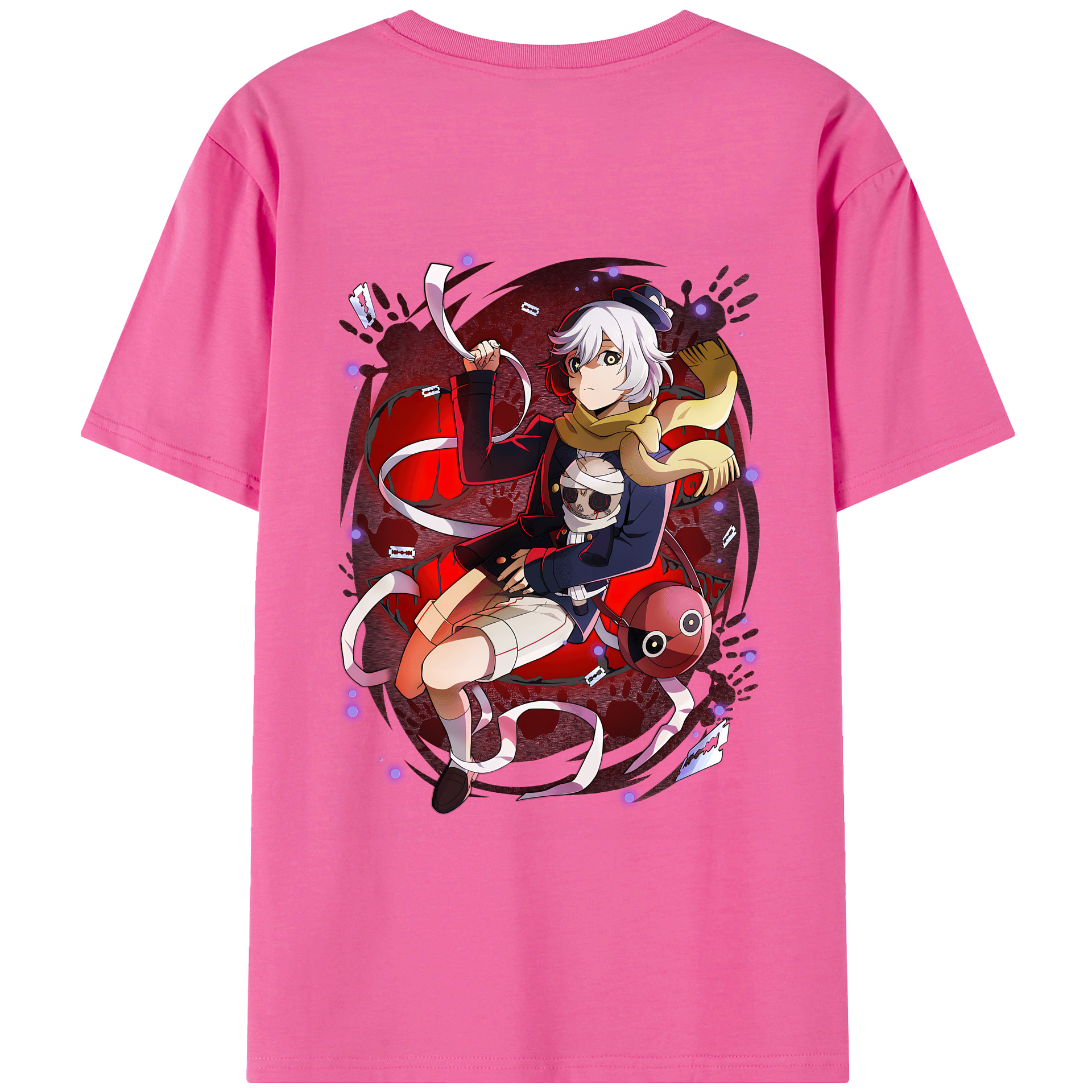 （画像用） 文豪ストレイドッグス Bungo Stray Dogs レディース半袖Tシャツ(バックプリント)
